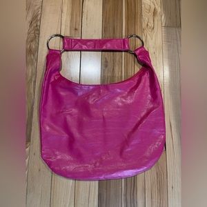Pink tote bag